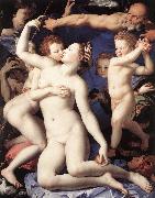 BRONZINO, Agnolo Venus, Cupide and the Time (Allegory of Lust) fg oil painting picture wholesale